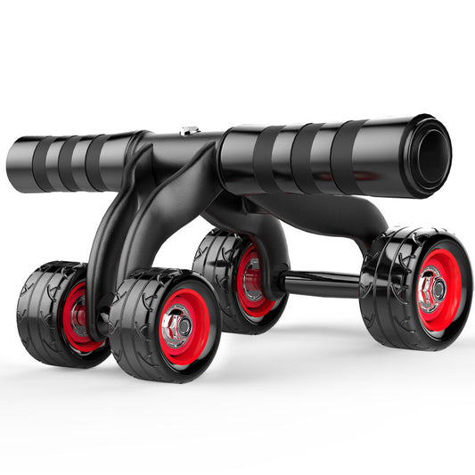 FOUR-WHEEL ABDOMINAL MUSCLE EXERCISE FITNESS EQUIPMENT