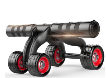 FOUR-WHEEL ABDOMINAL MUSCLE EXERCISE FITNESS EQUIPMENT